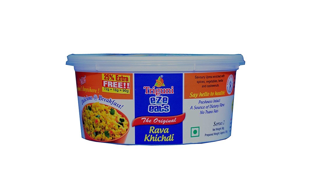 Triguni eze eats Rava Khichdi    Tub  90 grams